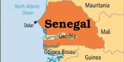 Сенегал на карце свету